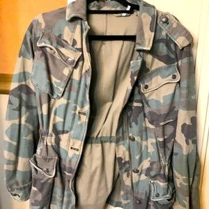 Free people camo jacket